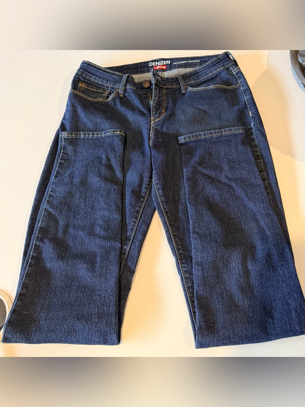 Levi's Women’s Skinny Jeans in Dark Blue Denim Size 6 L/C